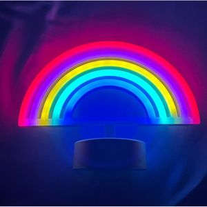 Rainbow LED Glow Home Light Up Decor 🌈 💡 🏡